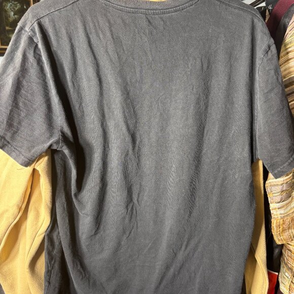 One Punch Man Saitama Stance Adult Black Graphic Print Tee T-Shirt SZ Large - Picture 3 of 3